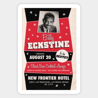 Billy Eckstine - No Cover, No Minimum - Las Vegas, NV - 1960 Magnet